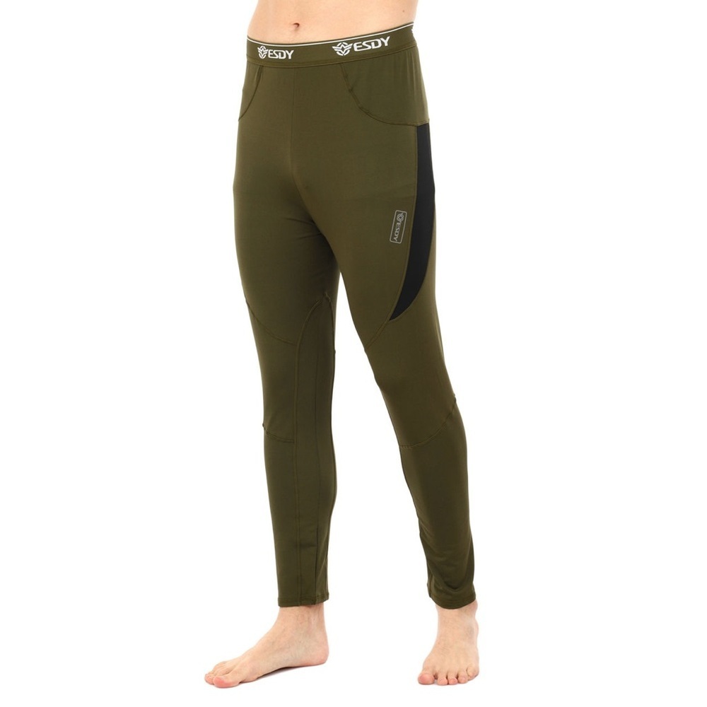 (L2) ESDY Men's Long Johns Thermal Underwear
Super Soft Fleece Lined, Size L